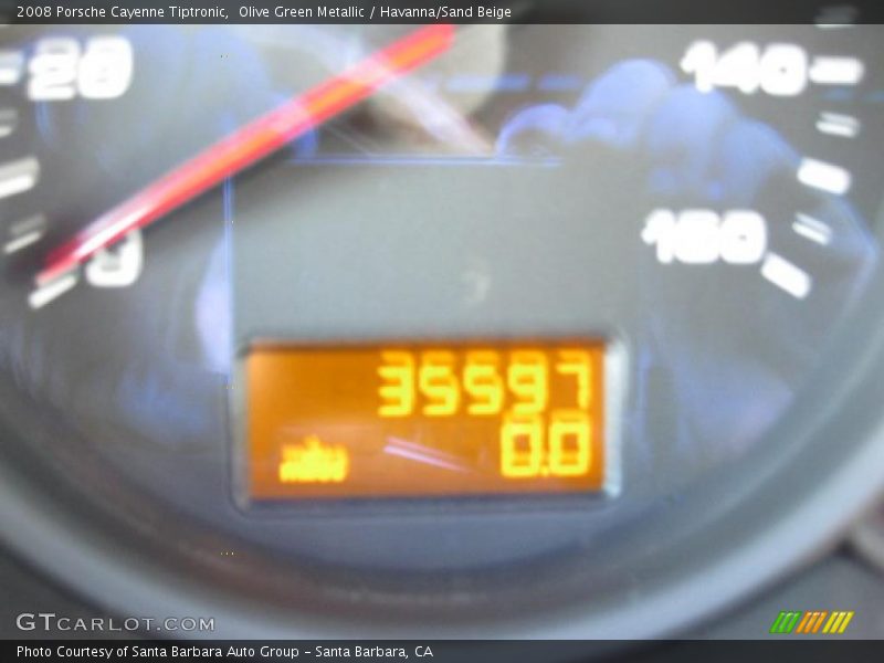 Olive Green Metallic / Havanna/Sand Beige 2008 Porsche Cayenne Tiptronic