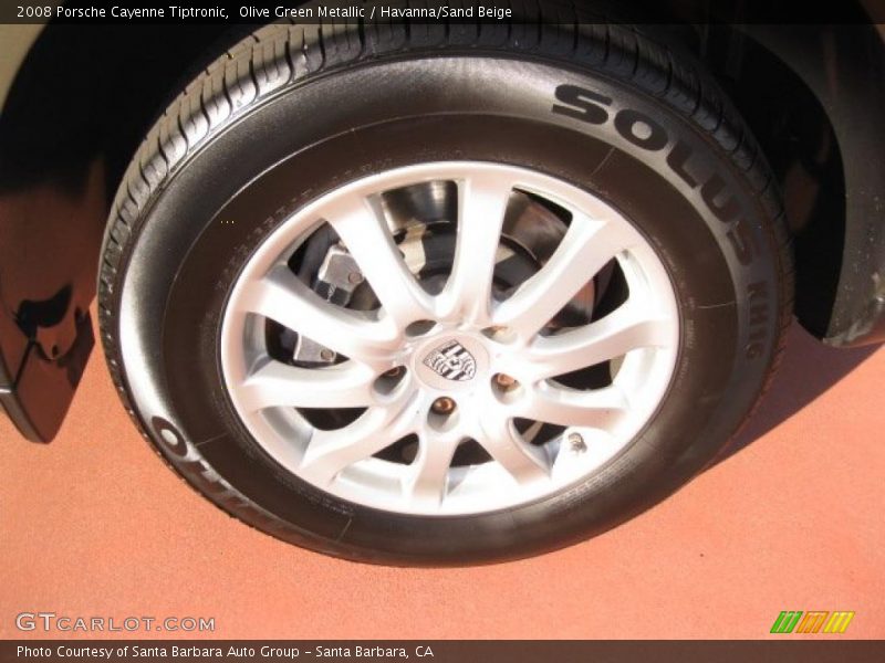 Olive Green Metallic / Havanna/Sand Beige 2008 Porsche Cayenne Tiptronic