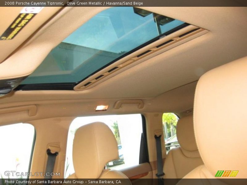 Sunroof of 2008 Cayenne Tiptronic