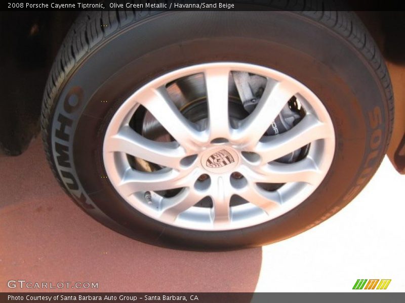Olive Green Metallic / Havanna/Sand Beige 2008 Porsche Cayenne Tiptronic