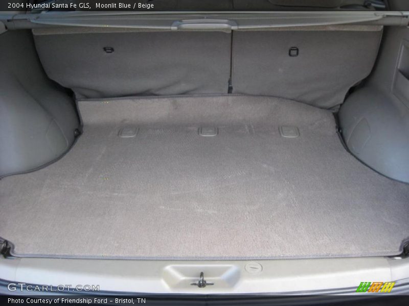 Moonlit Blue / Beige 2004 Hyundai Santa Fe GLS