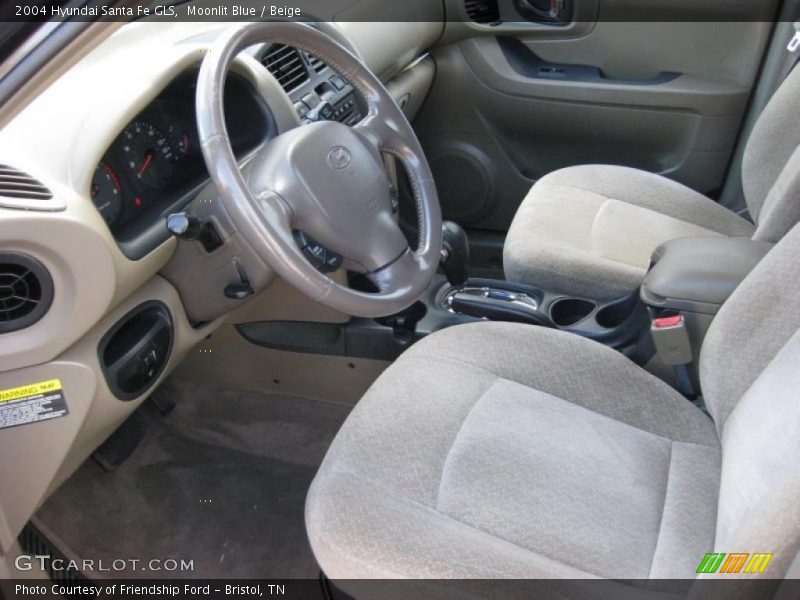  2004 Santa Fe GLS Beige Interior
