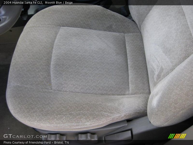 Moonlit Blue / Beige 2004 Hyundai Santa Fe GLS