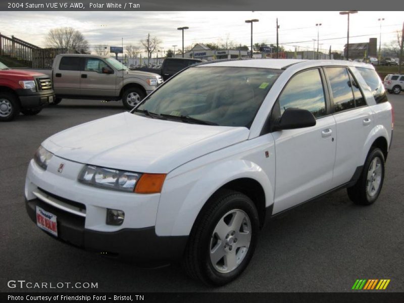 Polar White / Tan 2004 Saturn VUE V6 AWD