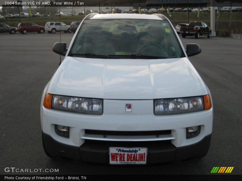Polar White / Tan 2004 Saturn VUE V6 AWD