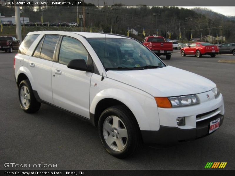 Polar White / Tan 2004 Saturn VUE V6 AWD