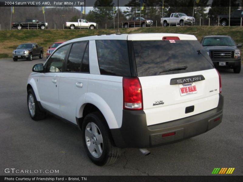 Polar White / Tan 2004 Saturn VUE V6 AWD