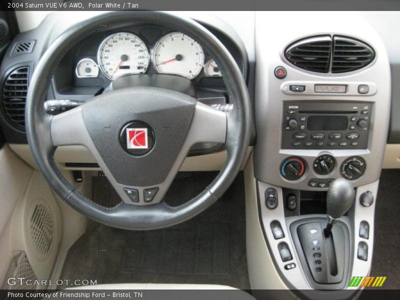 Polar White / Tan 2004 Saturn VUE V6 AWD