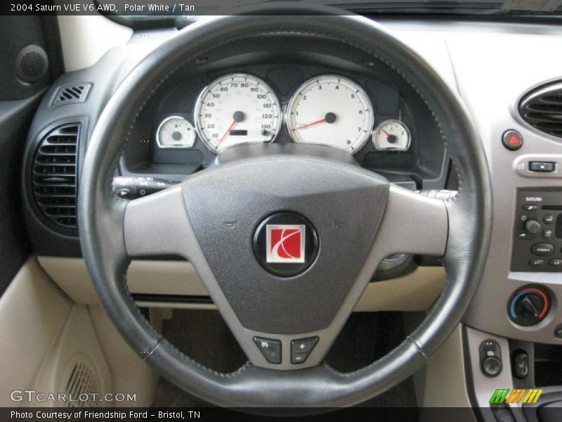 Polar White / Tan 2004 Saturn VUE V6 AWD