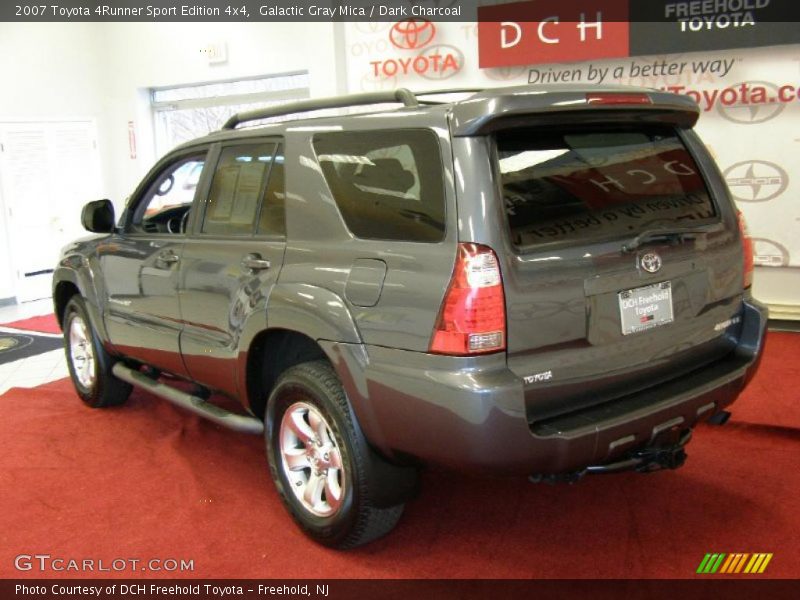 Galactic Gray Mica / Dark Charcoal 2007 Toyota 4Runner Sport Edition 4x4