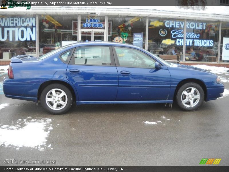 Superior Blue Metallic / Medium Gray 2004 Chevrolet Impala LS