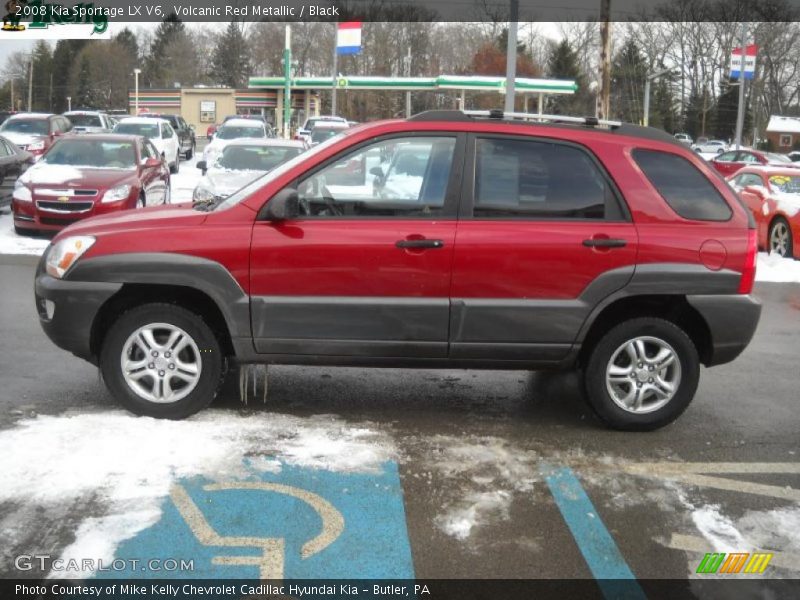  2008 Sportage LX V6 Volcanic Red Metallic