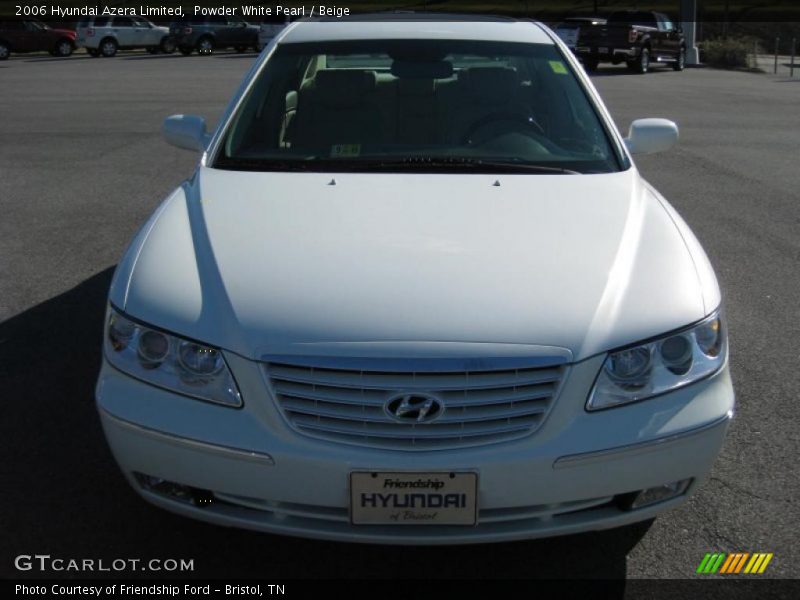 Powder White Pearl / Beige 2006 Hyundai Azera Limited