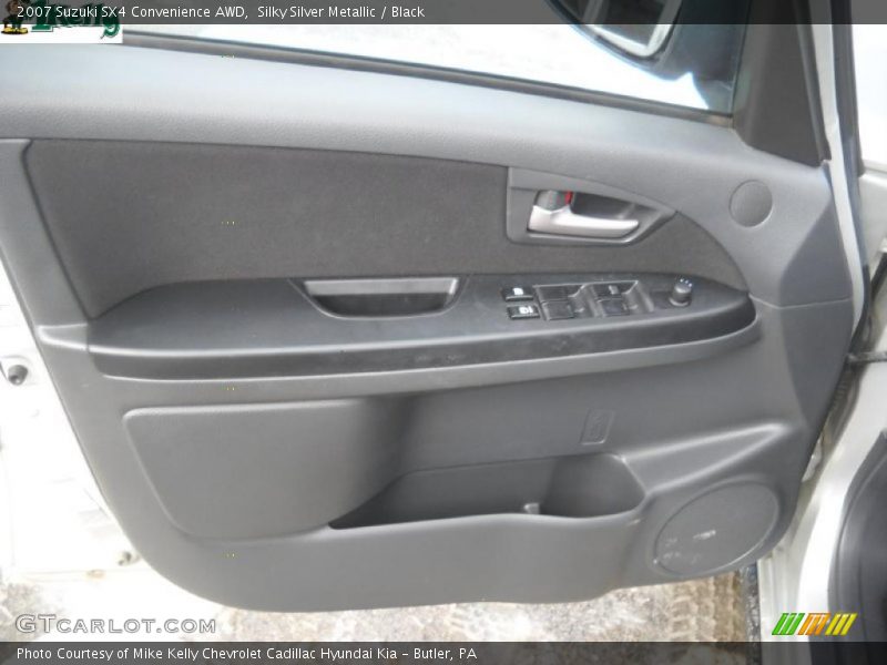 Silky Silver Metallic / Black 2007 Suzuki SX4 Convenience AWD