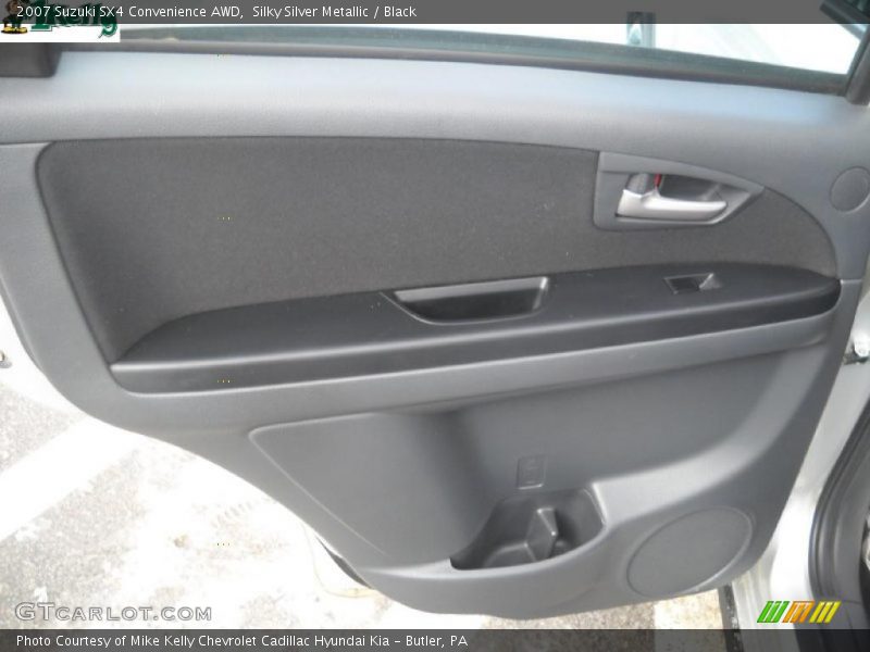 Silky Silver Metallic / Black 2007 Suzuki SX4 Convenience AWD