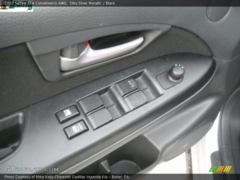 Silky Silver Metallic / Black 2007 Suzuki SX4 Convenience AWD