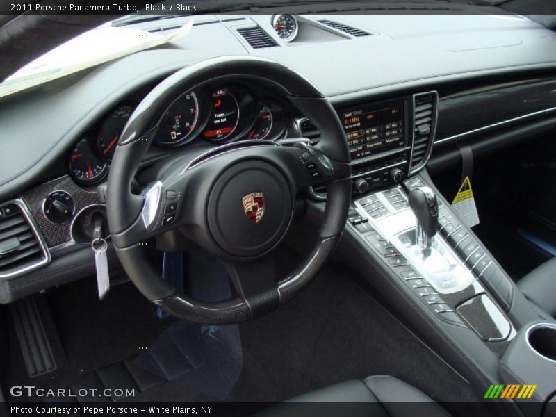 Black Interior - 2011 Panamera Turbo 