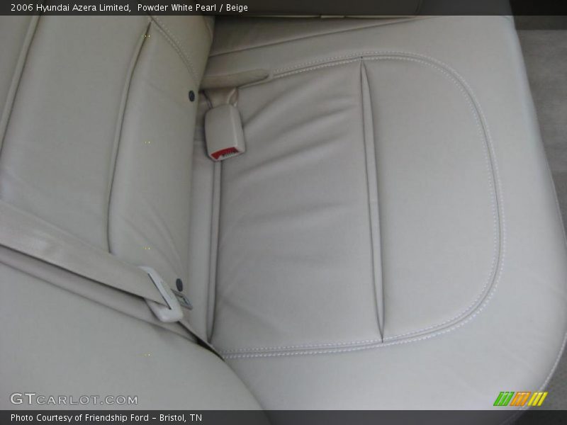 Powder White Pearl / Beige 2006 Hyundai Azera Limited
