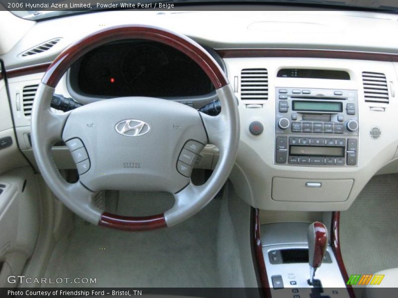 Powder White Pearl / Beige 2006 Hyundai Azera Limited