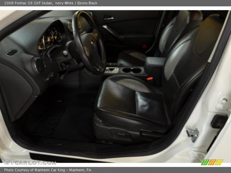  2008 G6 GXP Sedan Ebony Black Interior