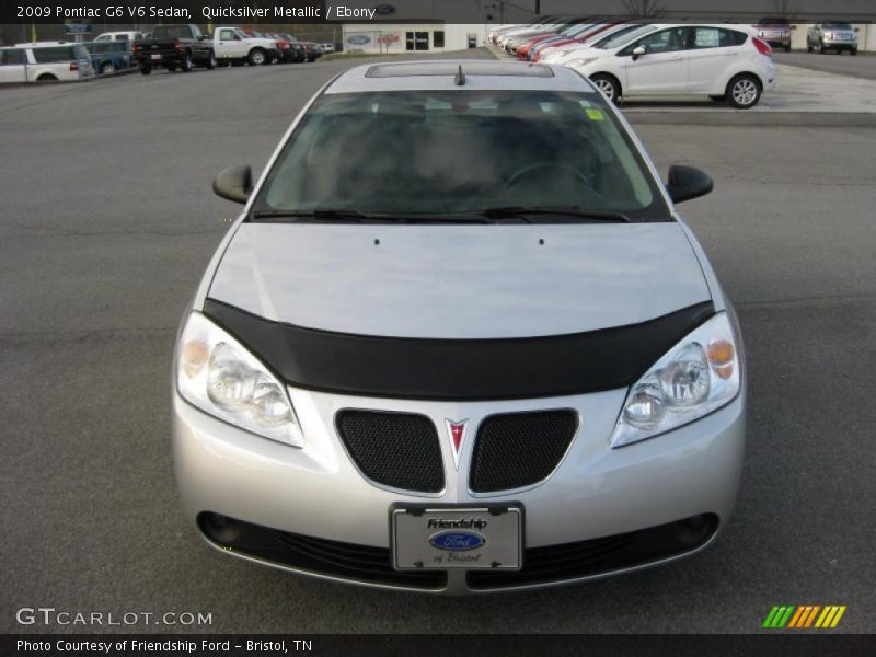 Quicksilver Metallic / Ebony 2009 Pontiac G6 V6 Sedan