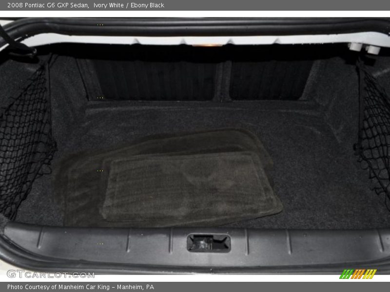  2008 G6 GXP Sedan Trunk