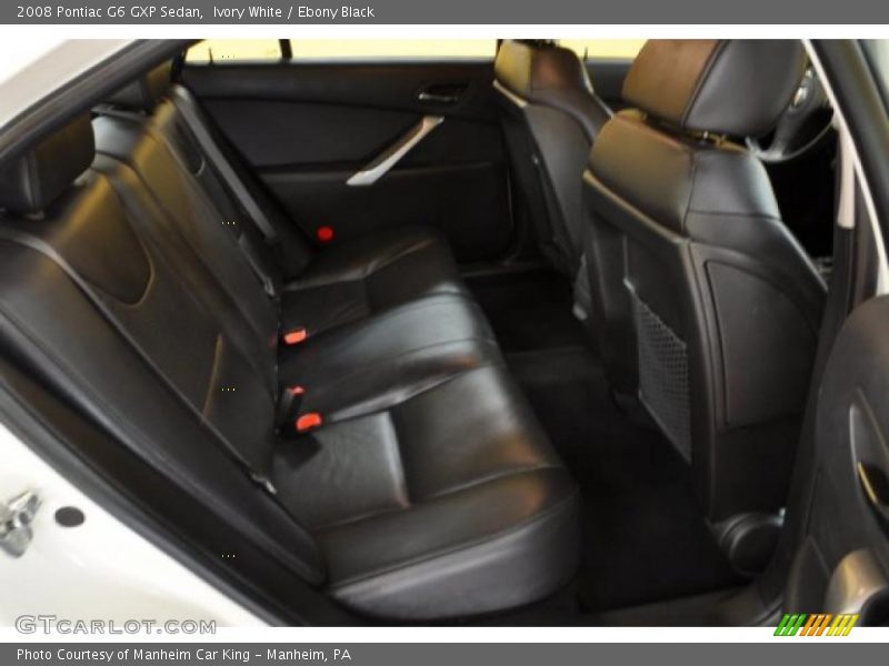  2008 G6 GXP Sedan Ebony Black Interior