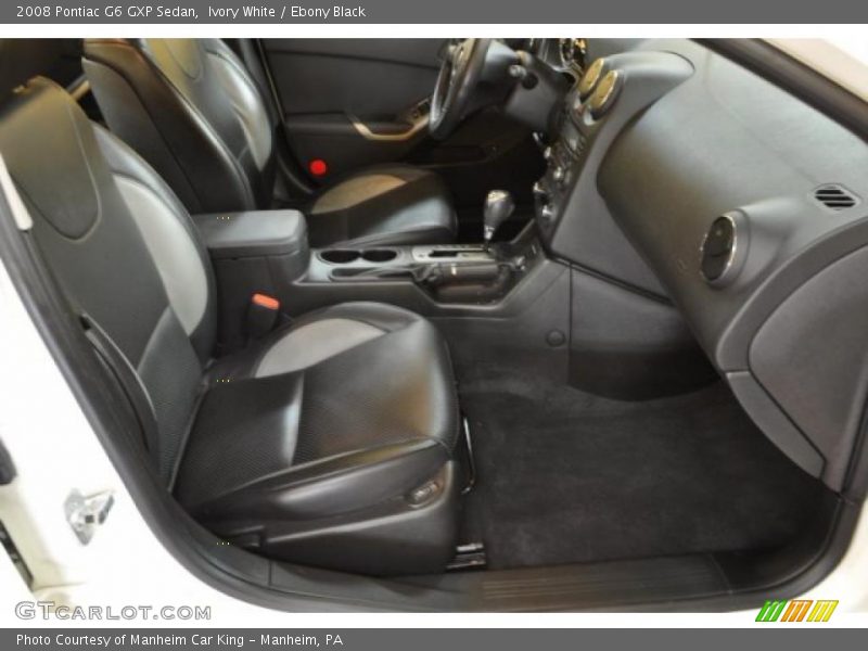 2008 G6 GXP Sedan Ebony Black Interior
