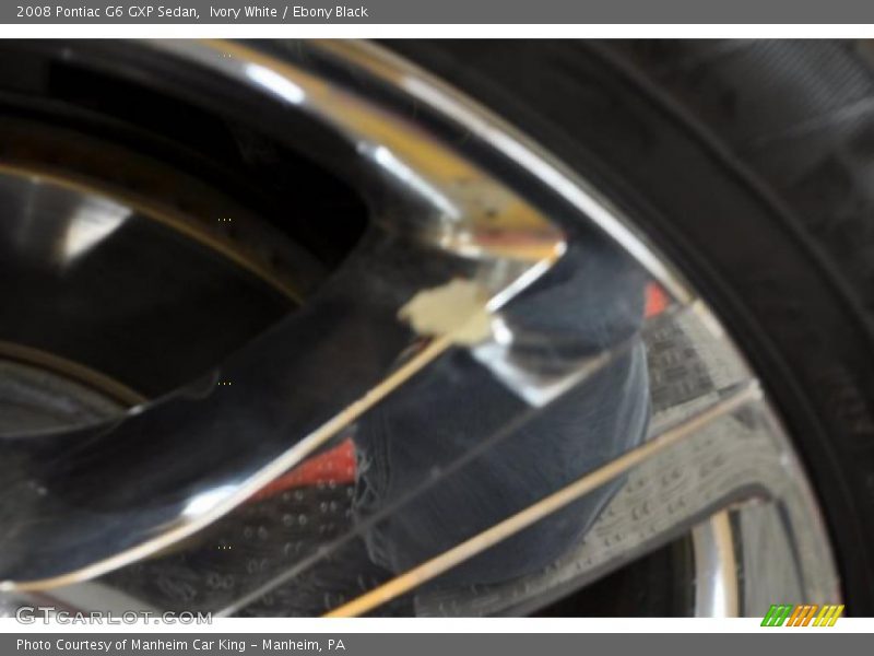 Ivory White / Ebony Black 2008 Pontiac G6 GXP Sedan