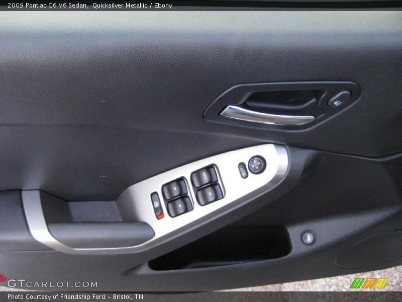 Quicksilver Metallic / Ebony 2009 Pontiac G6 V6 Sedan