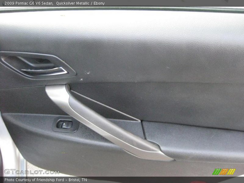 Quicksilver Metallic / Ebony 2009 Pontiac G6 V6 Sedan