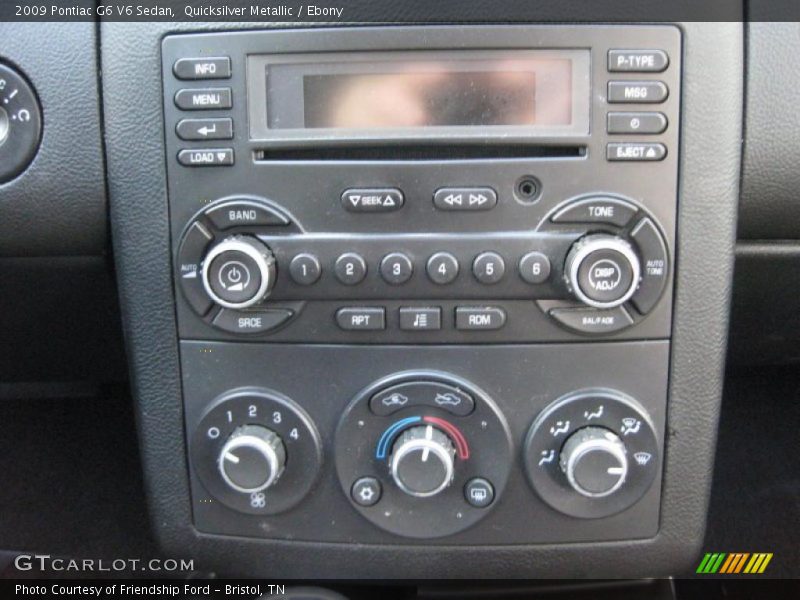 Quicksilver Metallic / Ebony 2009 Pontiac G6 V6 Sedan