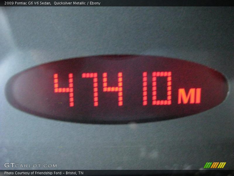 Quicksilver Metallic / Ebony 2009 Pontiac G6 V6 Sedan