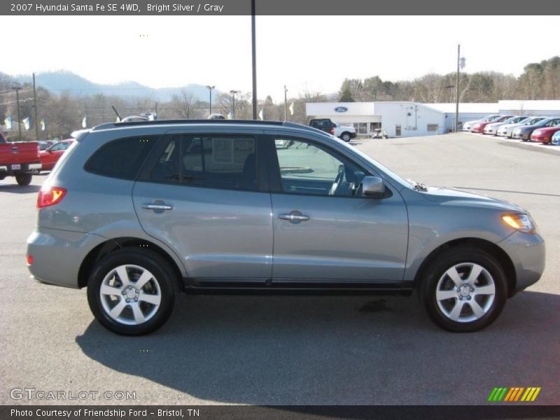 Bright Silver / Gray 2007 Hyundai Santa Fe SE 4WD