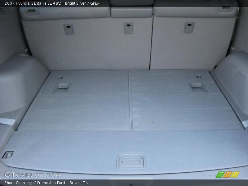 Bright Silver / Gray 2007 Hyundai Santa Fe SE 4WD