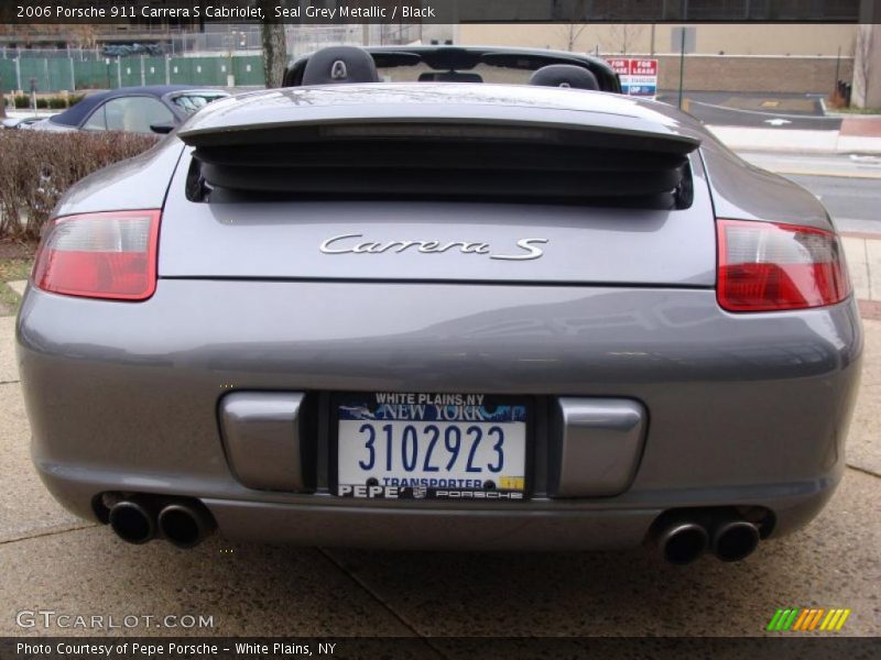 Seal Grey Metallic / Black 2006 Porsche 911 Carrera S Cabriolet