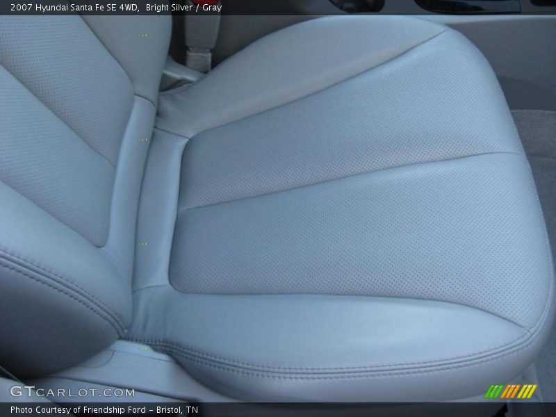 Bright Silver / Gray 2007 Hyundai Santa Fe SE 4WD