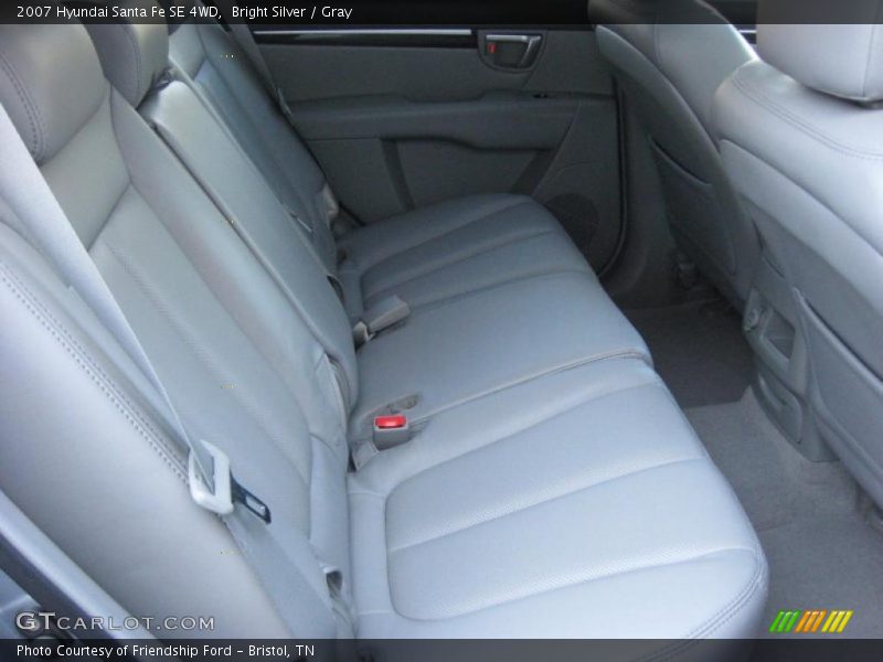 Bright Silver / Gray 2007 Hyundai Santa Fe SE 4WD