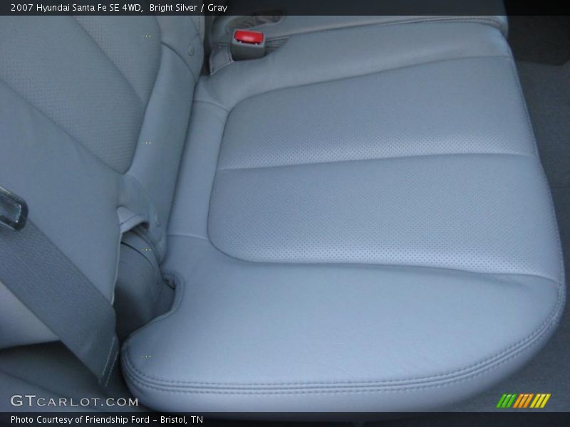 Bright Silver / Gray 2007 Hyundai Santa Fe SE 4WD