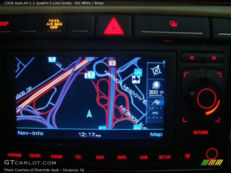 Ibis White / Beige 2008 Audi A4 3.2 Quattro S-Line Sedan