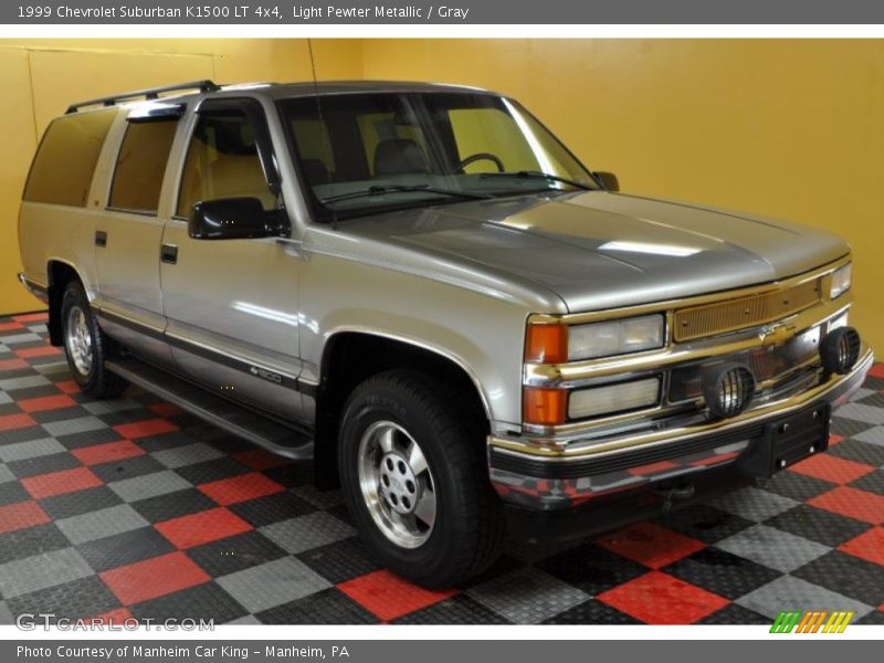 Light Pewter Metallic / Gray 1999 Chevrolet Suburban K1500 LT 4x4