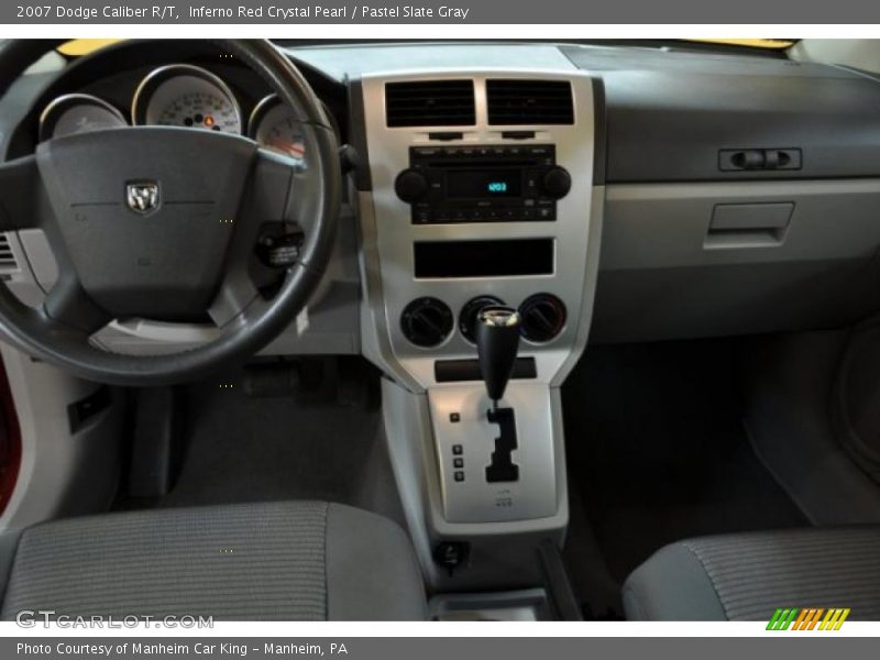 Inferno Red Crystal Pearl / Pastel Slate Gray 2007 Dodge Caliber R/T