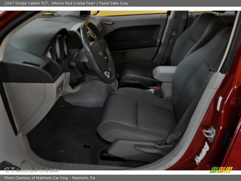 Inferno Red Crystal Pearl / Pastel Slate Gray 2007 Dodge Caliber R/T