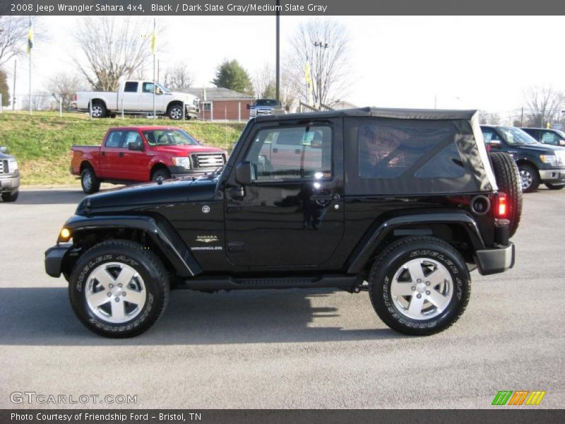 Black / Dark Slate Gray/Medium Slate Gray 2008 Jeep Wrangler Sahara 4x4