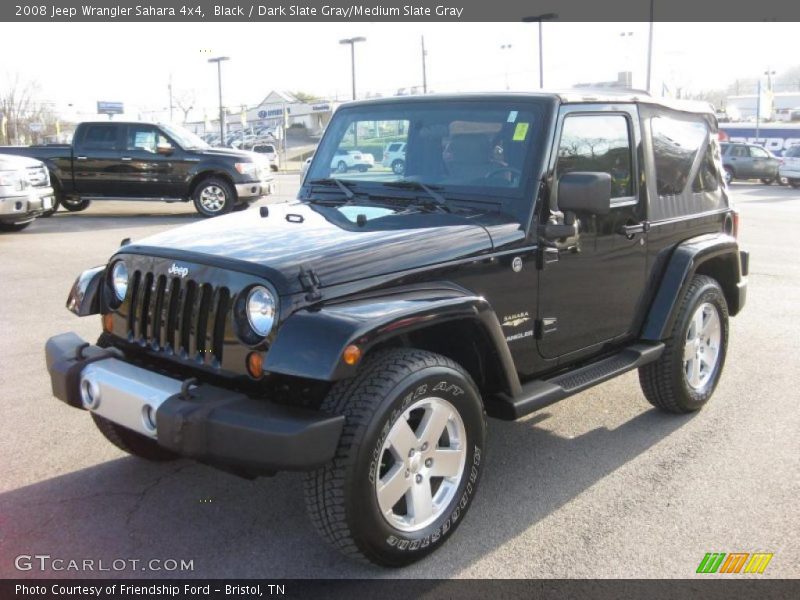 Black / Dark Slate Gray/Medium Slate Gray 2008 Jeep Wrangler Sahara 4x4