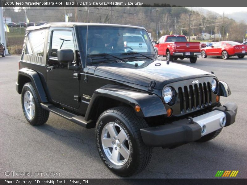 Black / Dark Slate Gray/Medium Slate Gray 2008 Jeep Wrangler Sahara 4x4