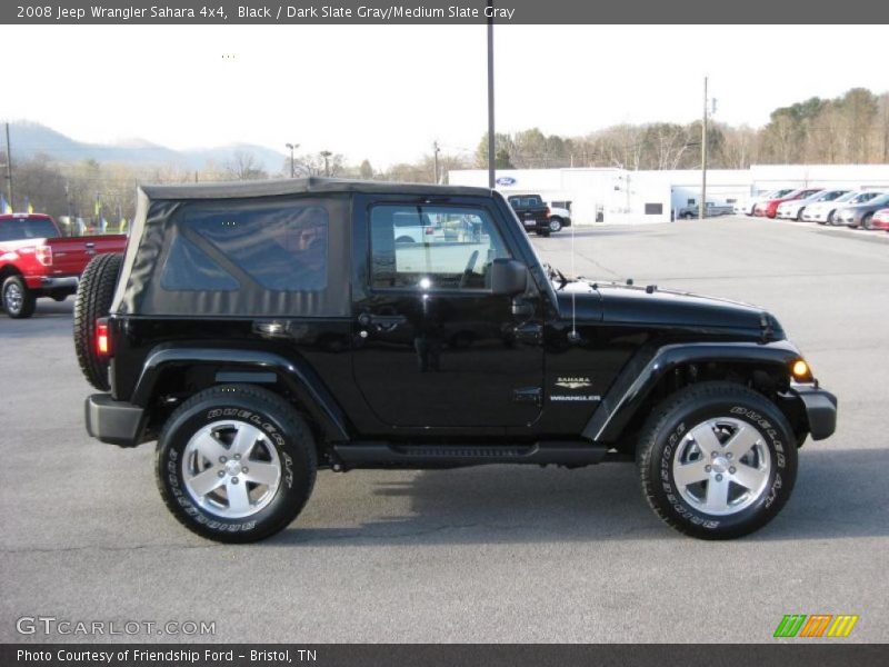 Black / Dark Slate Gray/Medium Slate Gray 2008 Jeep Wrangler Sahara 4x4