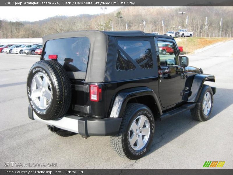 Black / Dark Slate Gray/Medium Slate Gray 2008 Jeep Wrangler Sahara 4x4