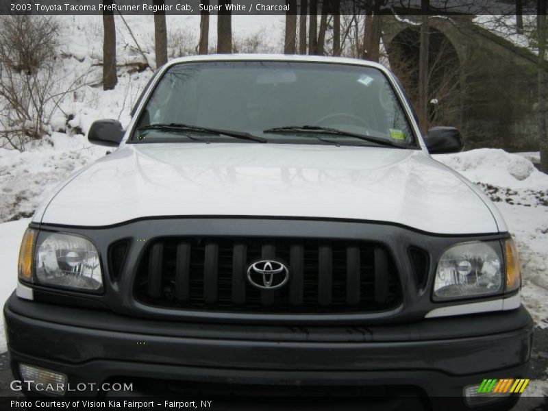Super White / Charcoal 2003 Toyota Tacoma PreRunner Regular Cab
