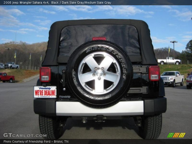 Black / Dark Slate Gray/Medium Slate Gray 2008 Jeep Wrangler Sahara 4x4